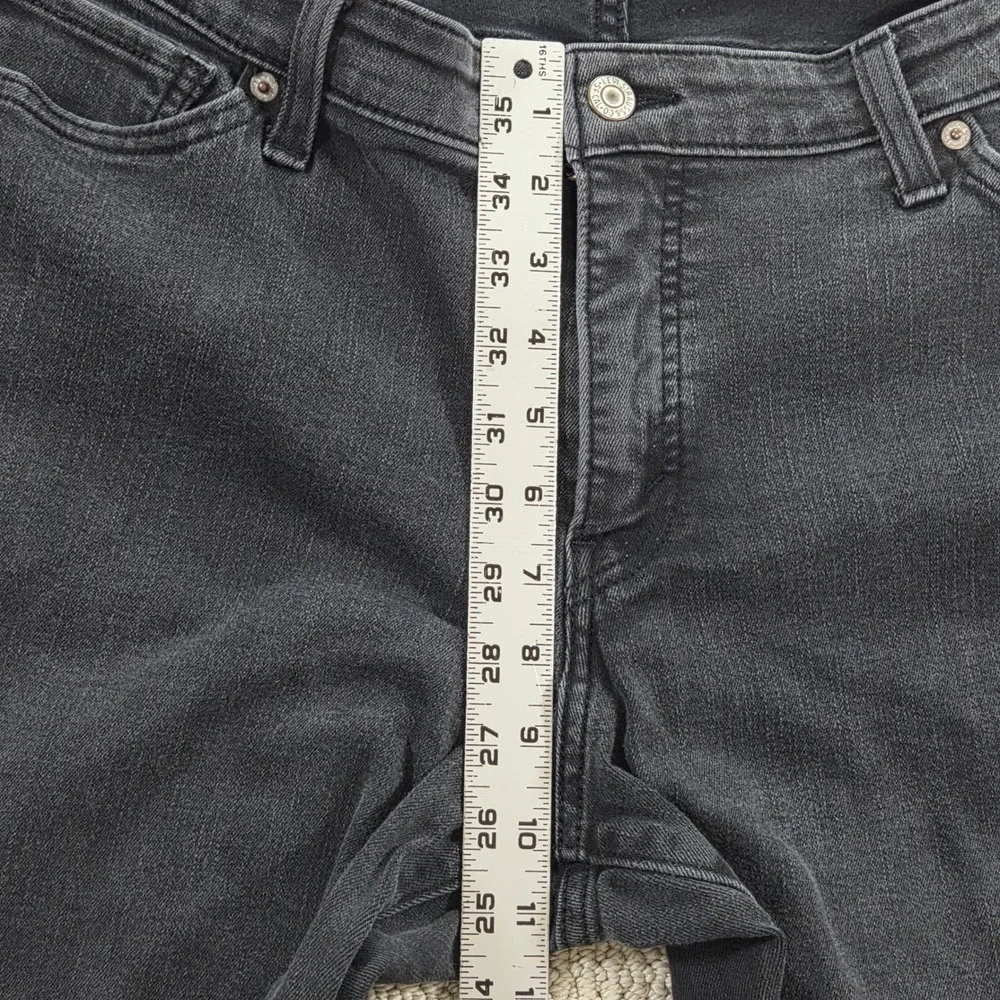 Levi's 414 Classic Straight Faded Black‎ Jeans Womens 18W Denim Pants
